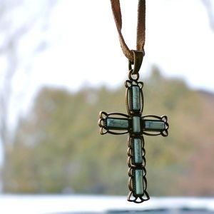 Hanging Cross Car Accessory